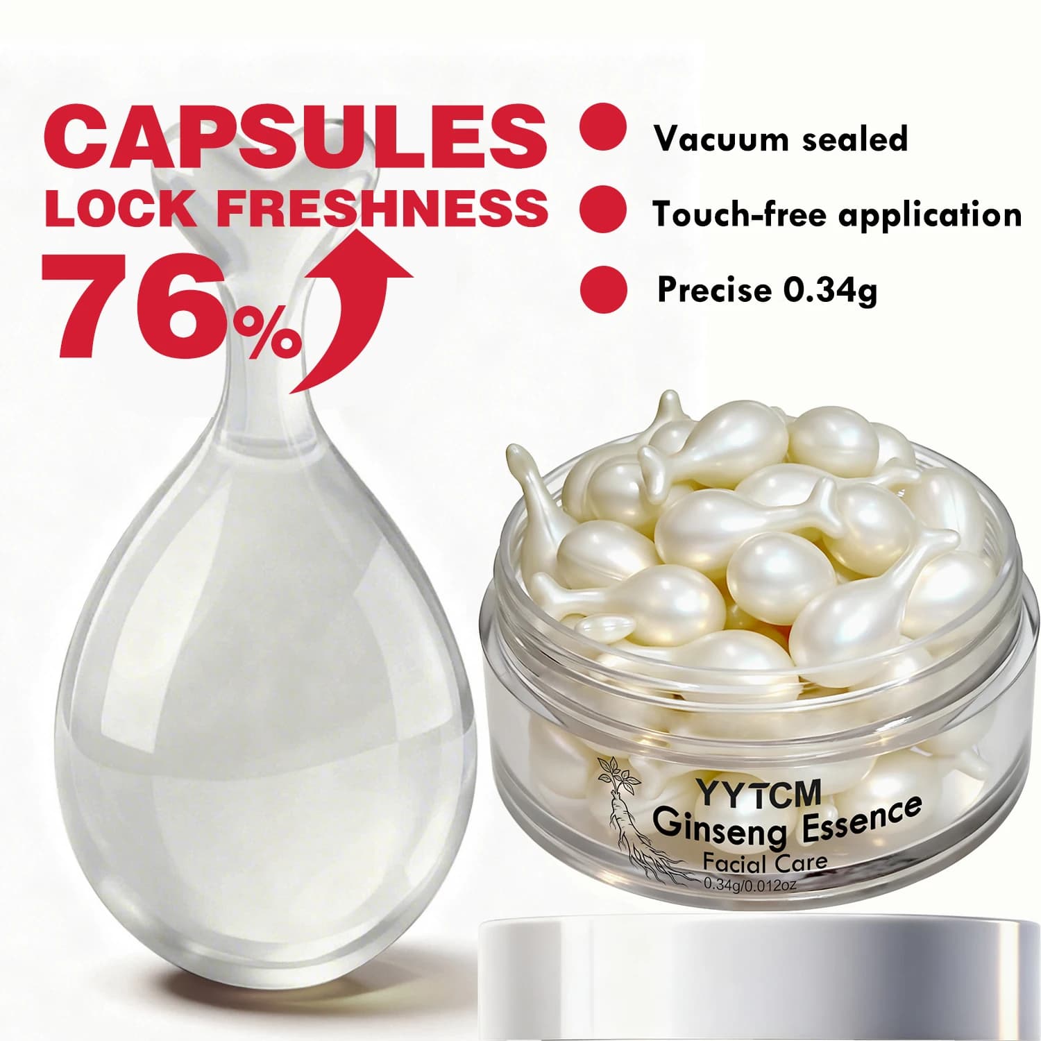 ginseng essence capsules bottle with 30 capsules — image 5