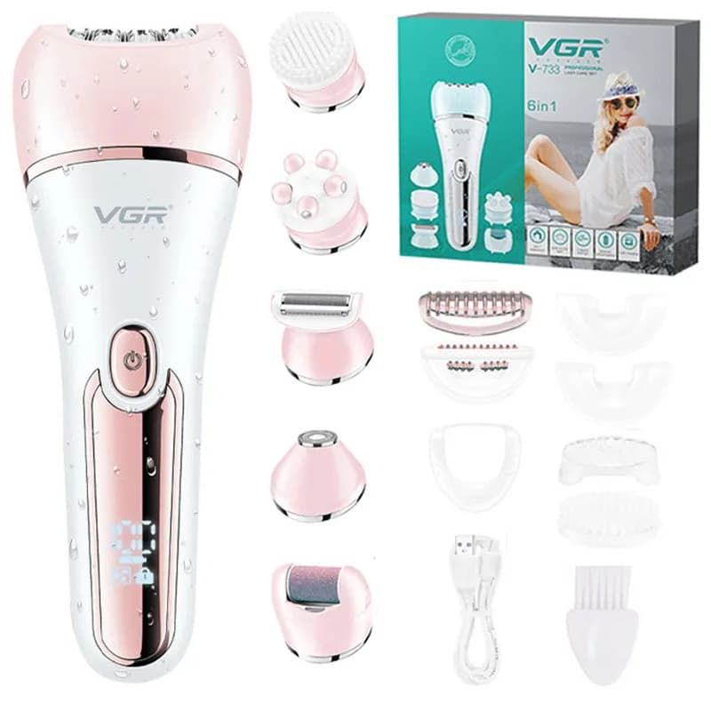 VGR Electric Women’s Epilator with Shaver for Legs, Body & Face