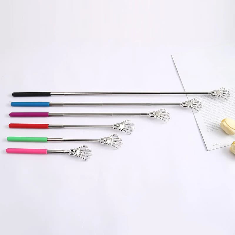 telescoping stainless steel back scratcher — image 4