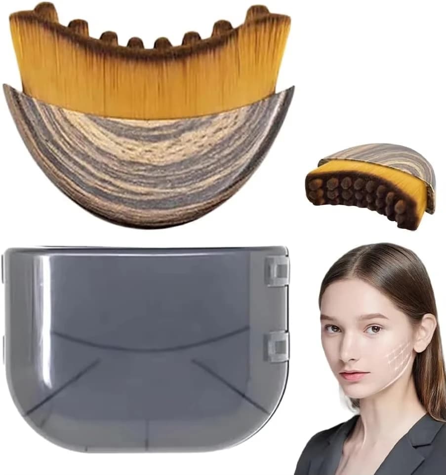 Lymphatic Contouring Facial Massage Brush for Chin and Jawline