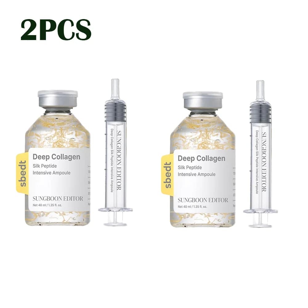 Collagen ampoule essence liquid set with needle applicator — image 8