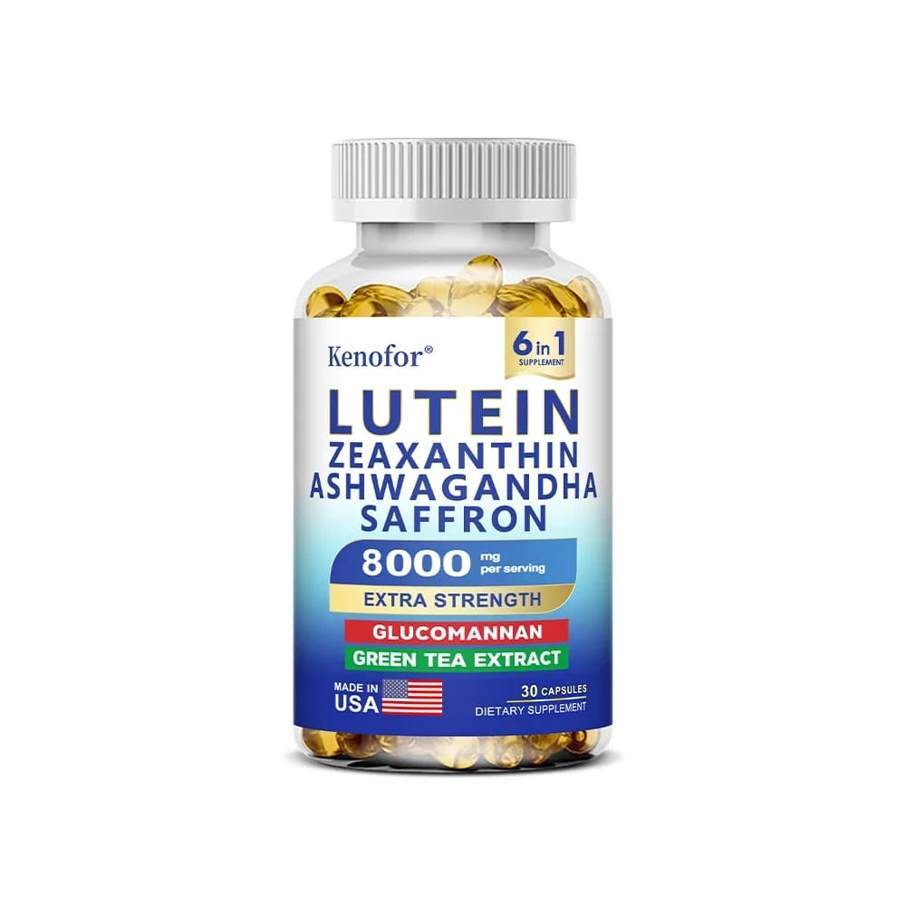 bottle of lutein and zeaxanthin supplement — image 7