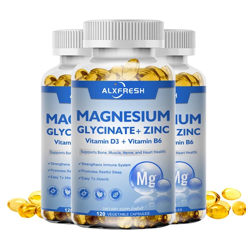 Magnesium glycinate capsules with zinc and vitamin D3 — image 8