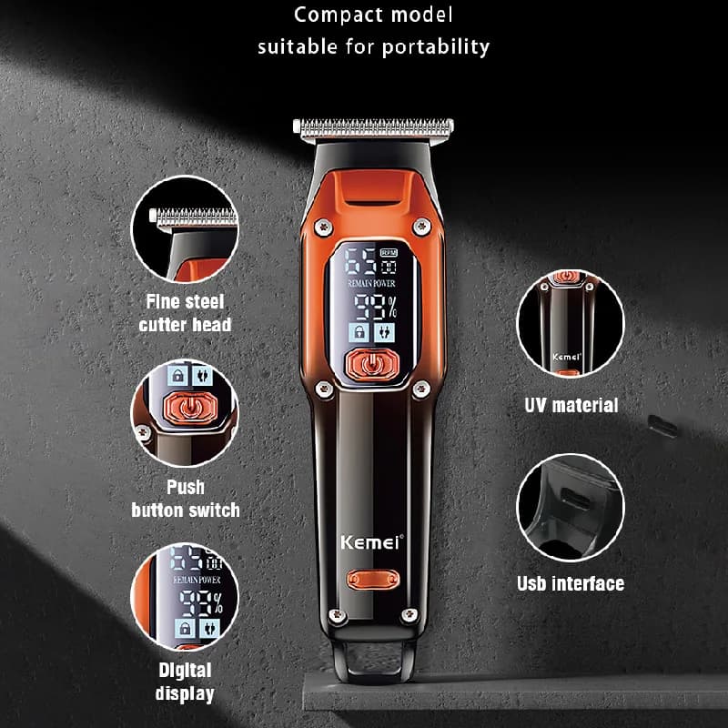 Kemei professional electric beard and hair trimmer — image 5