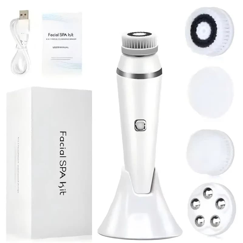 waterproof 4-in-1 electric facial cleansing brush — image 8