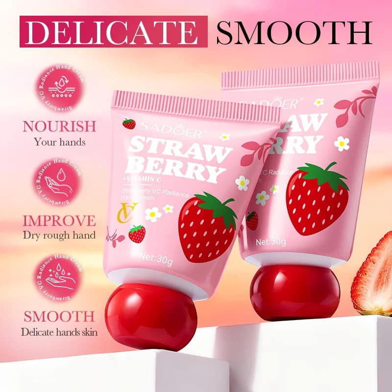 Strawberry VC hand cream tube 30 g — image 1