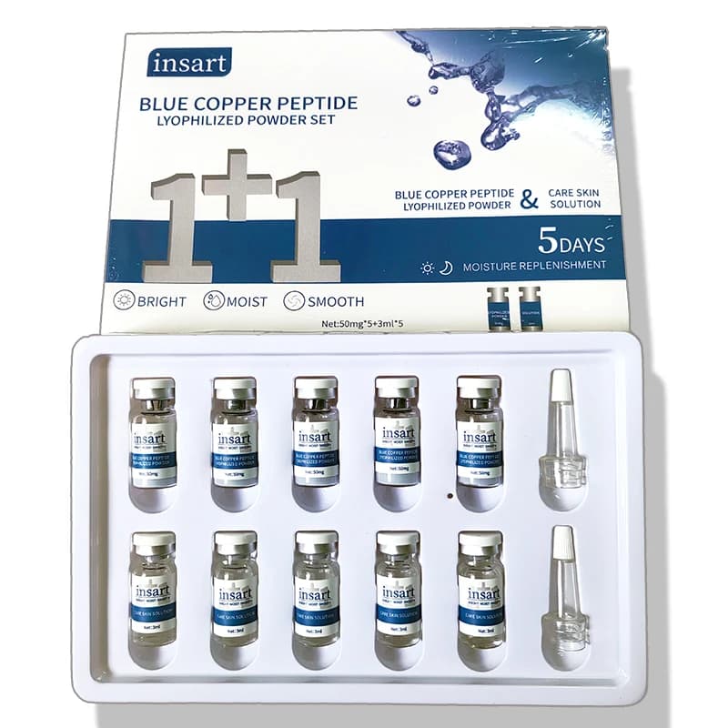 Blue Copper Peptide Moisturizing & Brightening Serum Powder