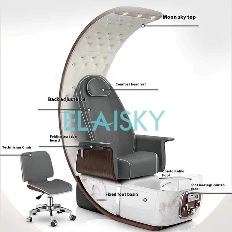 Curved electric foot massage sofa — image 5