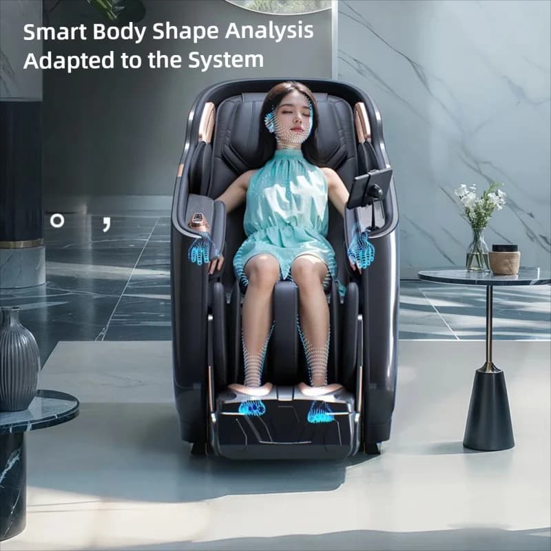 Luxury Zero Gravity 4D Massage Chair AI Voice Control SL Track — image 4