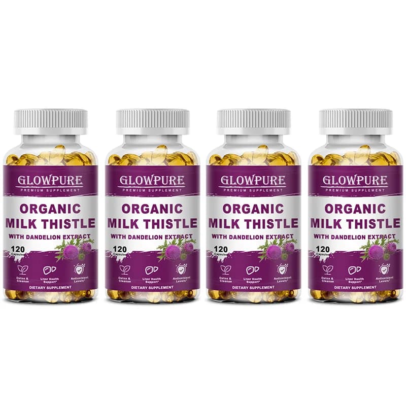 Organic milk thistle 9000 mg extract bottle — image 7