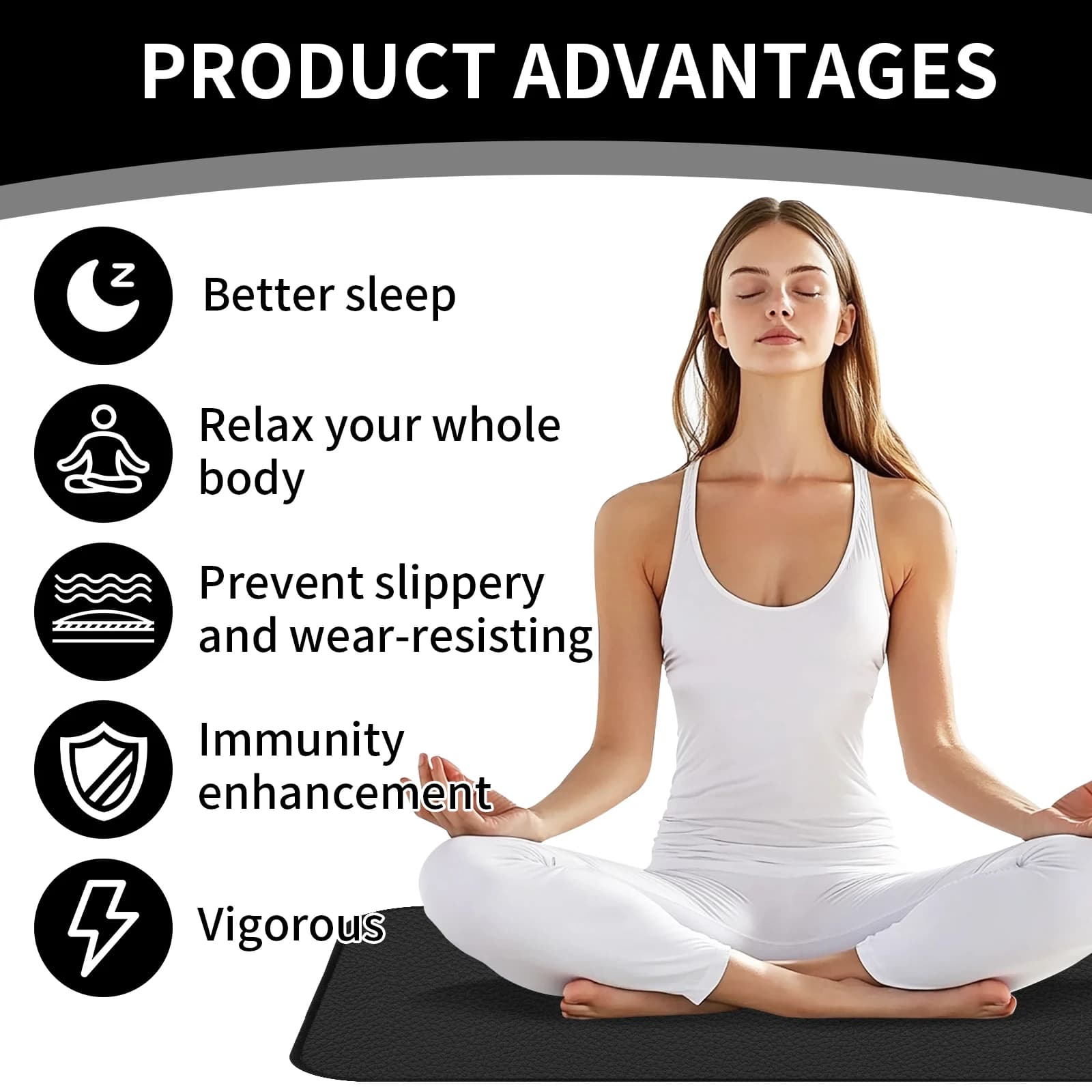 Grounding mat for sleep on a bed — image 2