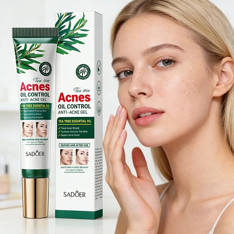 tube of tea tree acne removing cream — image 1