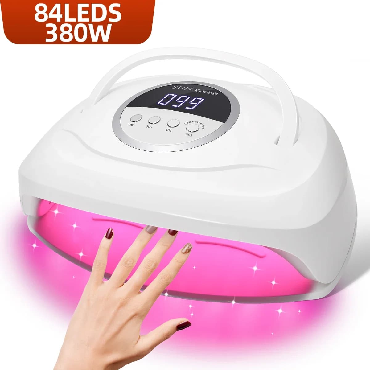 UV LED nail lamp with 84 LEDs — image 1