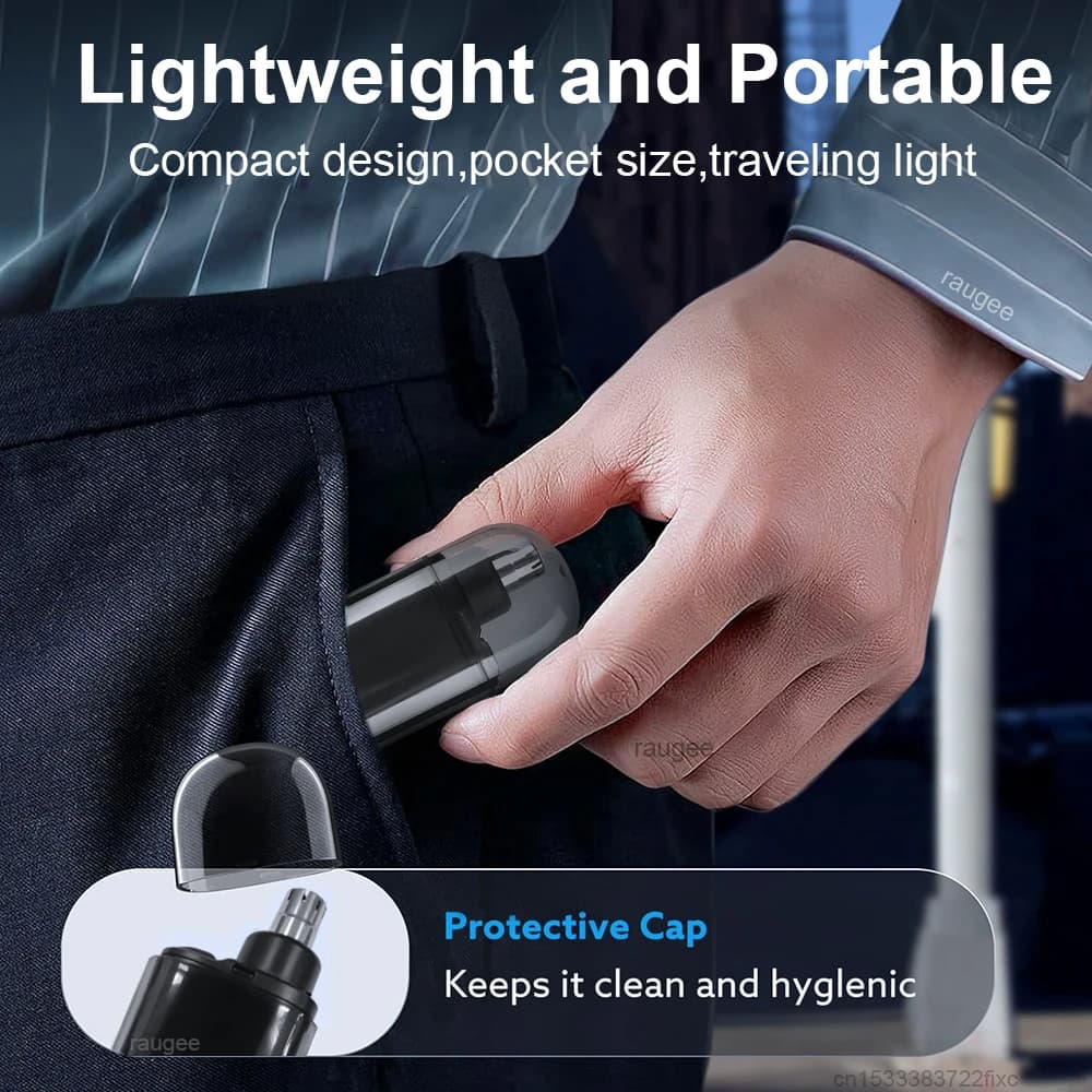 Rechargeable electric nose hair trimmer — image 6