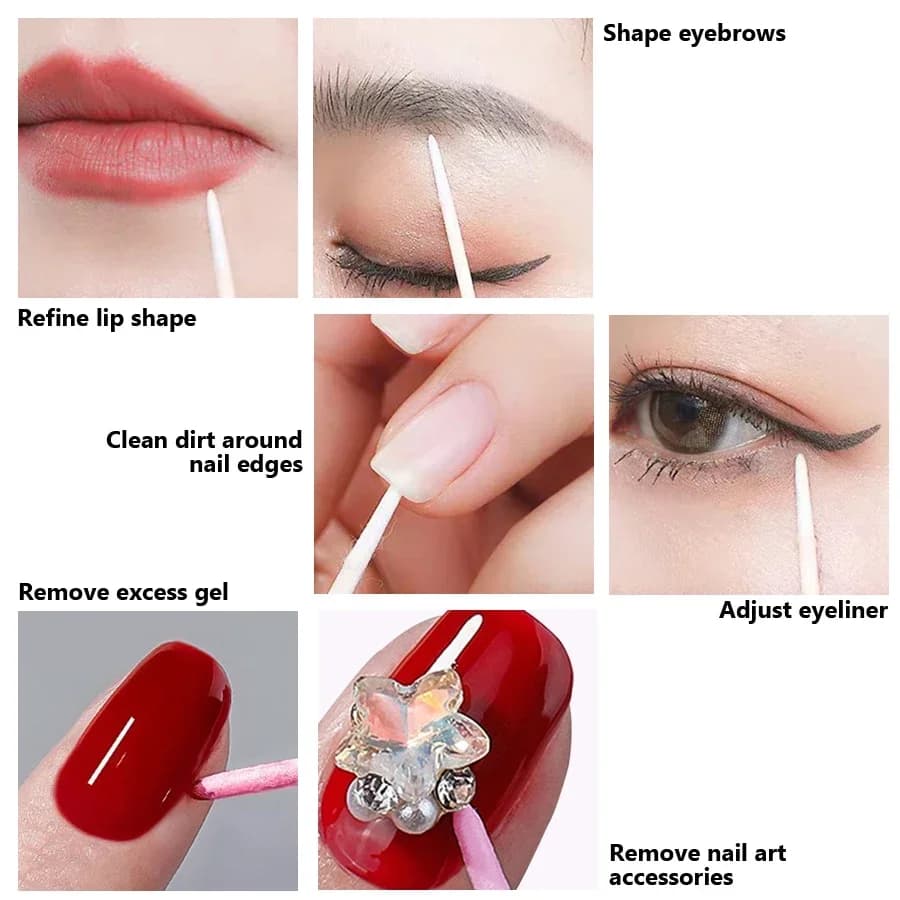double-ended cotton swabs with fine tips — image 5