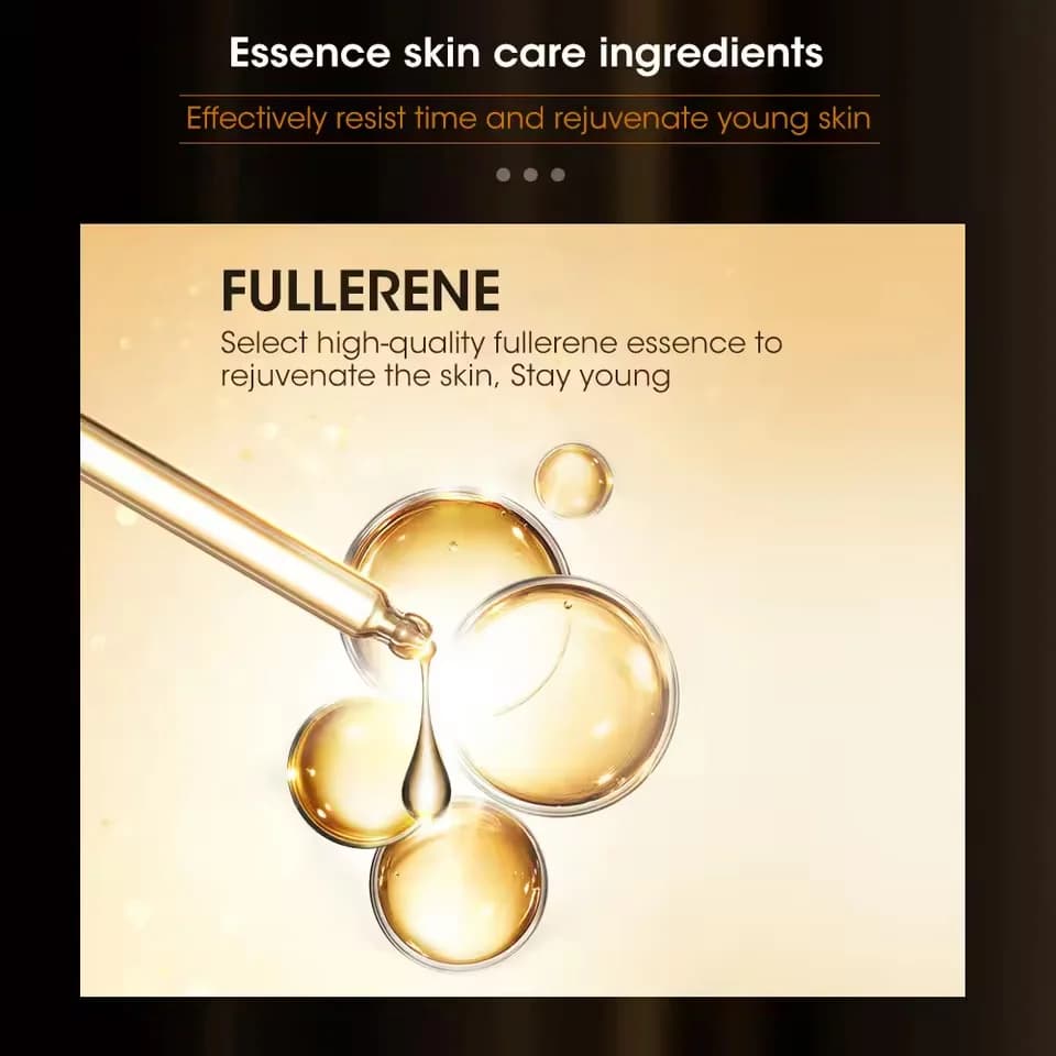 Fullerene and placenta brightening facial serum bottle — image 5