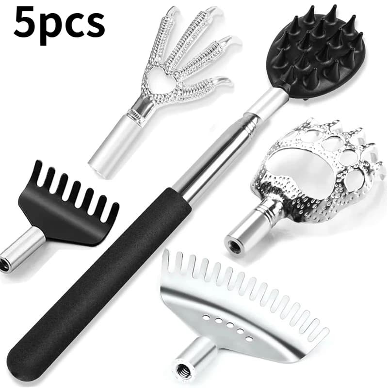 telescopic extendable back scratcher tool — image 1