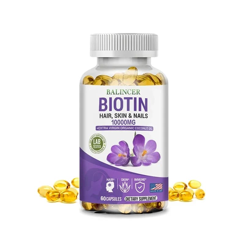 Balincer biotin softgels with coconut oil — image 8