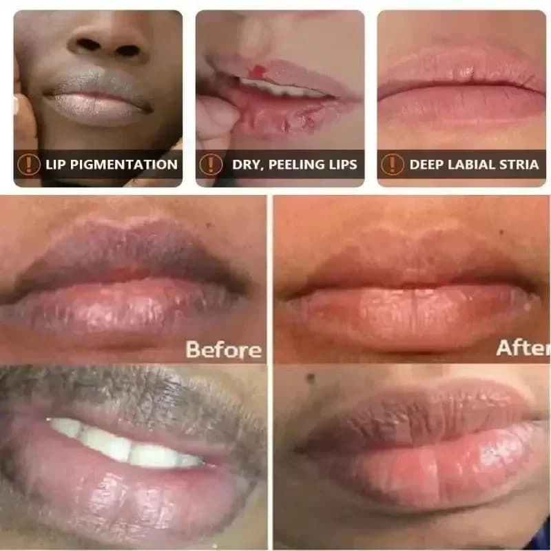 dark lip lightening balm with exfoliating gloss — image 5