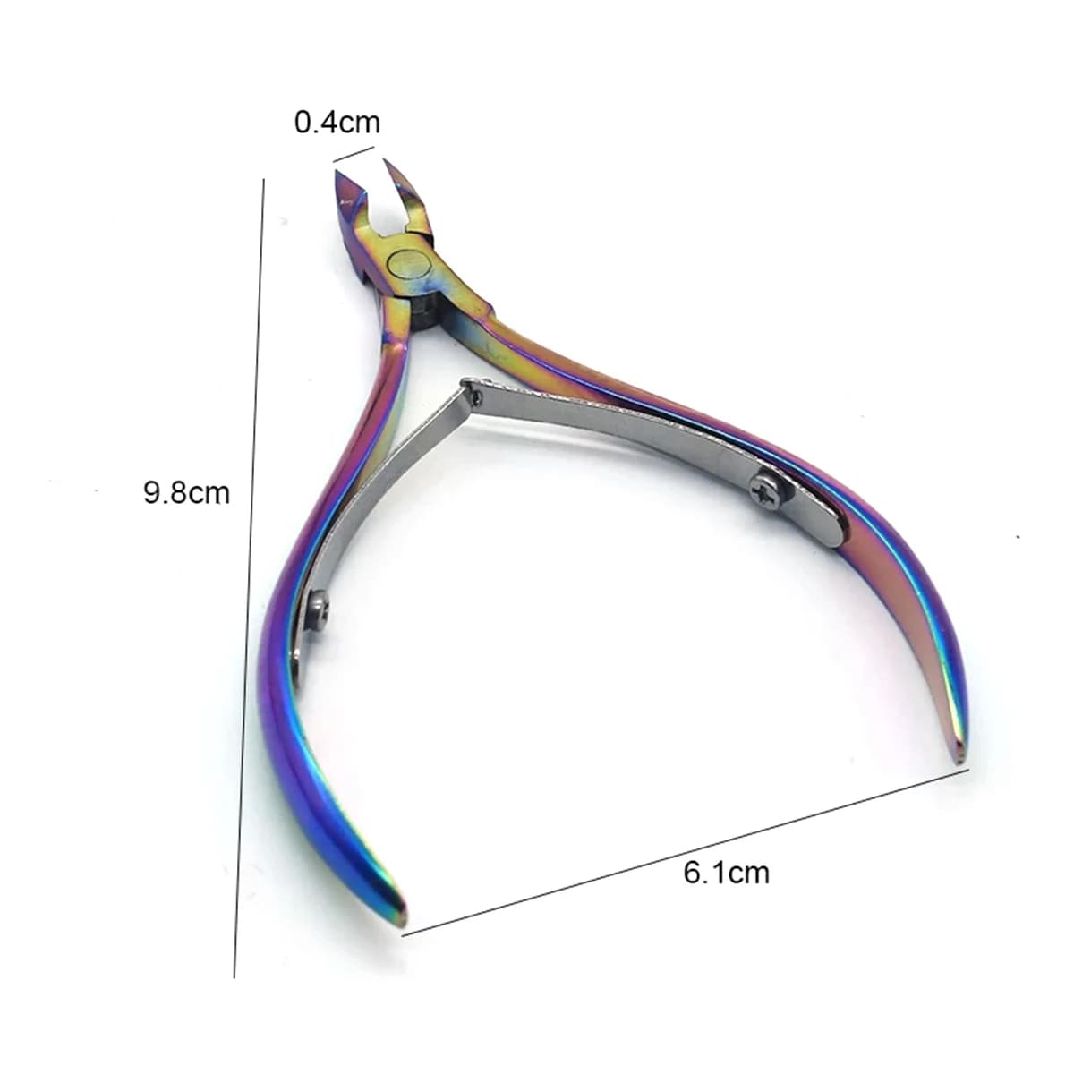 Stainless steel nail cutter and scissors set — image 3