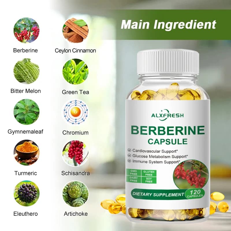 Berberine extract capsules 1500 mg — image 4