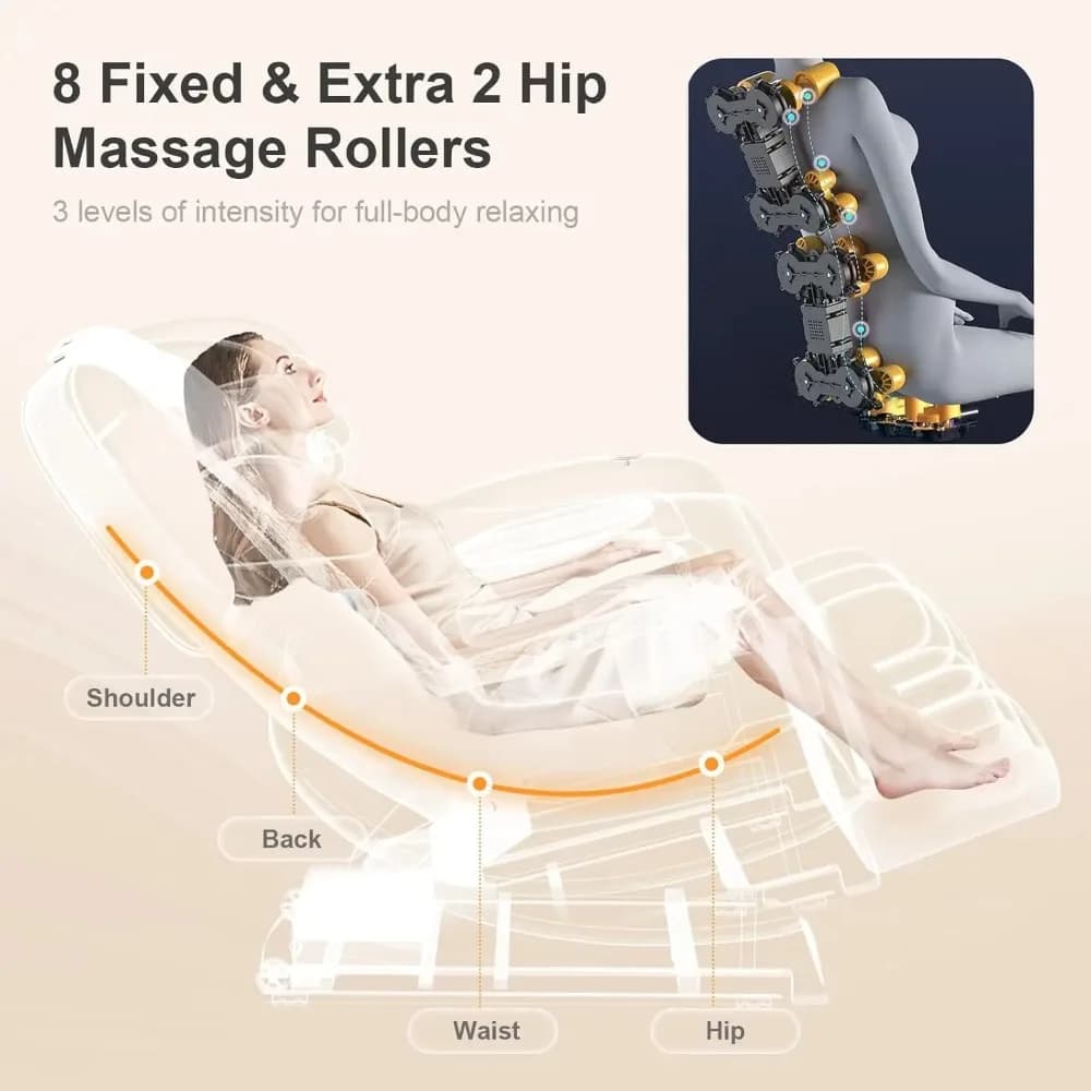 2026 Massage Chair Full Body, Zero Gravity Massage Chair with 10 — image 3