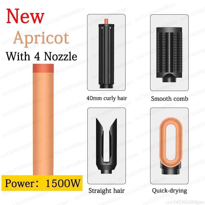 multi hair styler curling iron and hot air brush — image 8