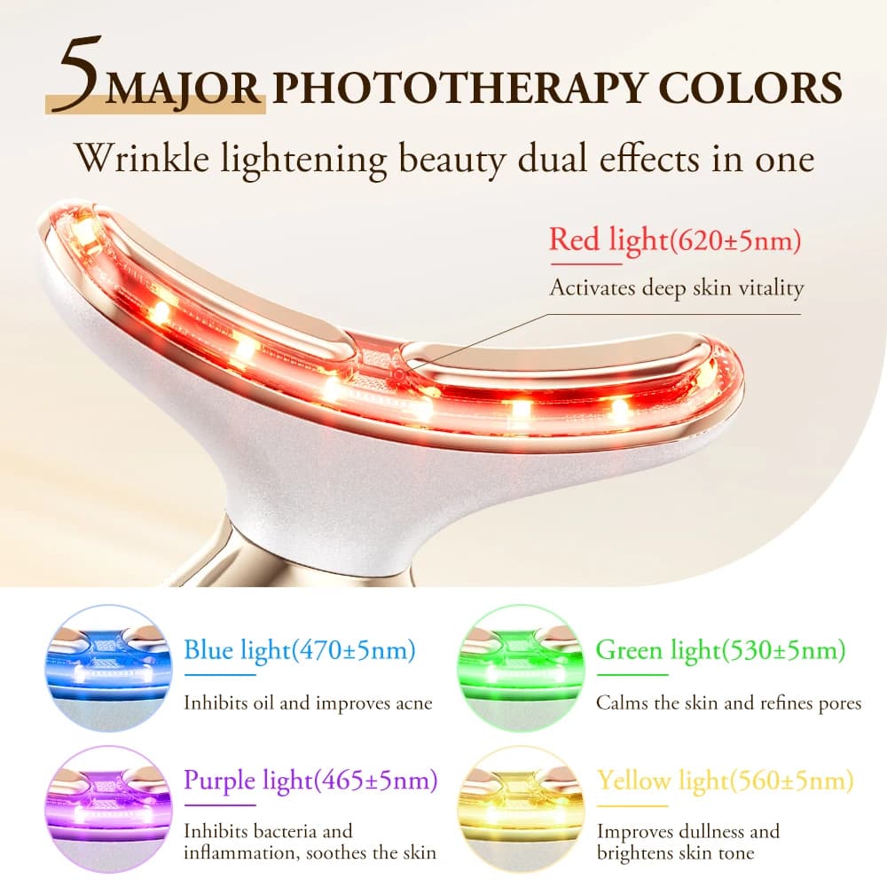 ANLAN dual polar neck beauty device with 24K gold heating — image 5