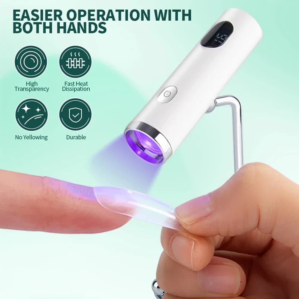 handheld mini UV nail cure lamp — image 3