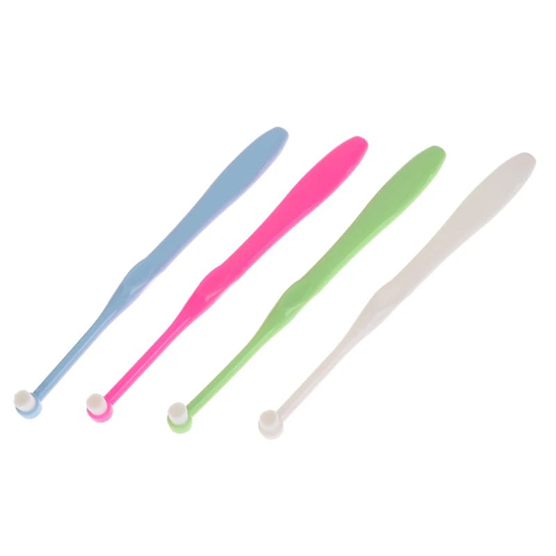 soft single-beam interdental brush for orthodontic cleaning — image 3
