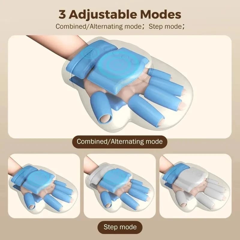 hand massager with airbag compression glove — image 3