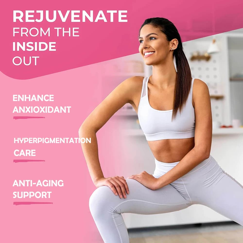 Glutathione skin brightening softgel bottle — image 4