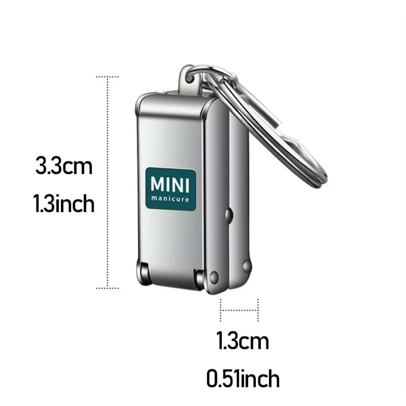 foldable stainless steel nail clippers set — image 4