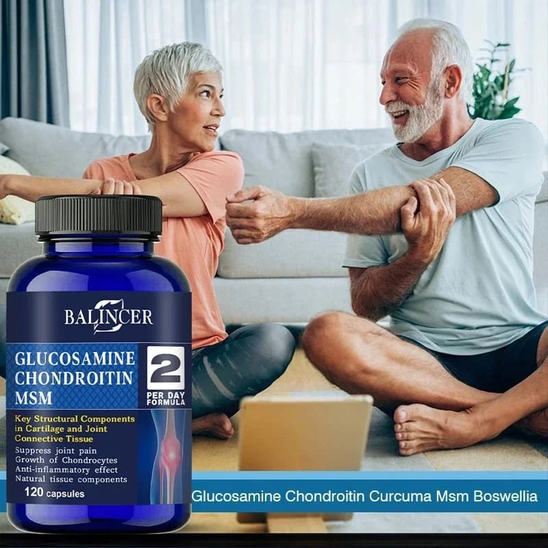 glucosamine chondroitin MSM capsules bottle — image 4