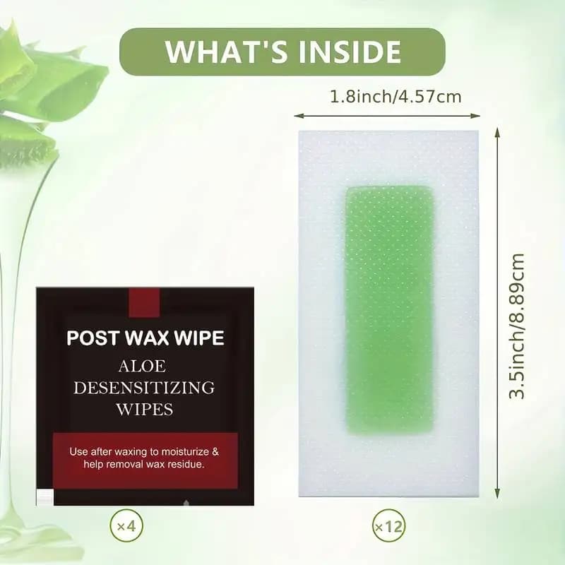 painless fast wax strips for hair removal — image 2