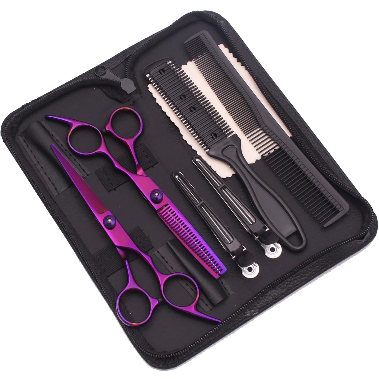 6 inch stainless hairdressing scissors set — image 4