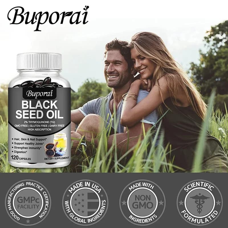 bottle of black seed oil — image 6