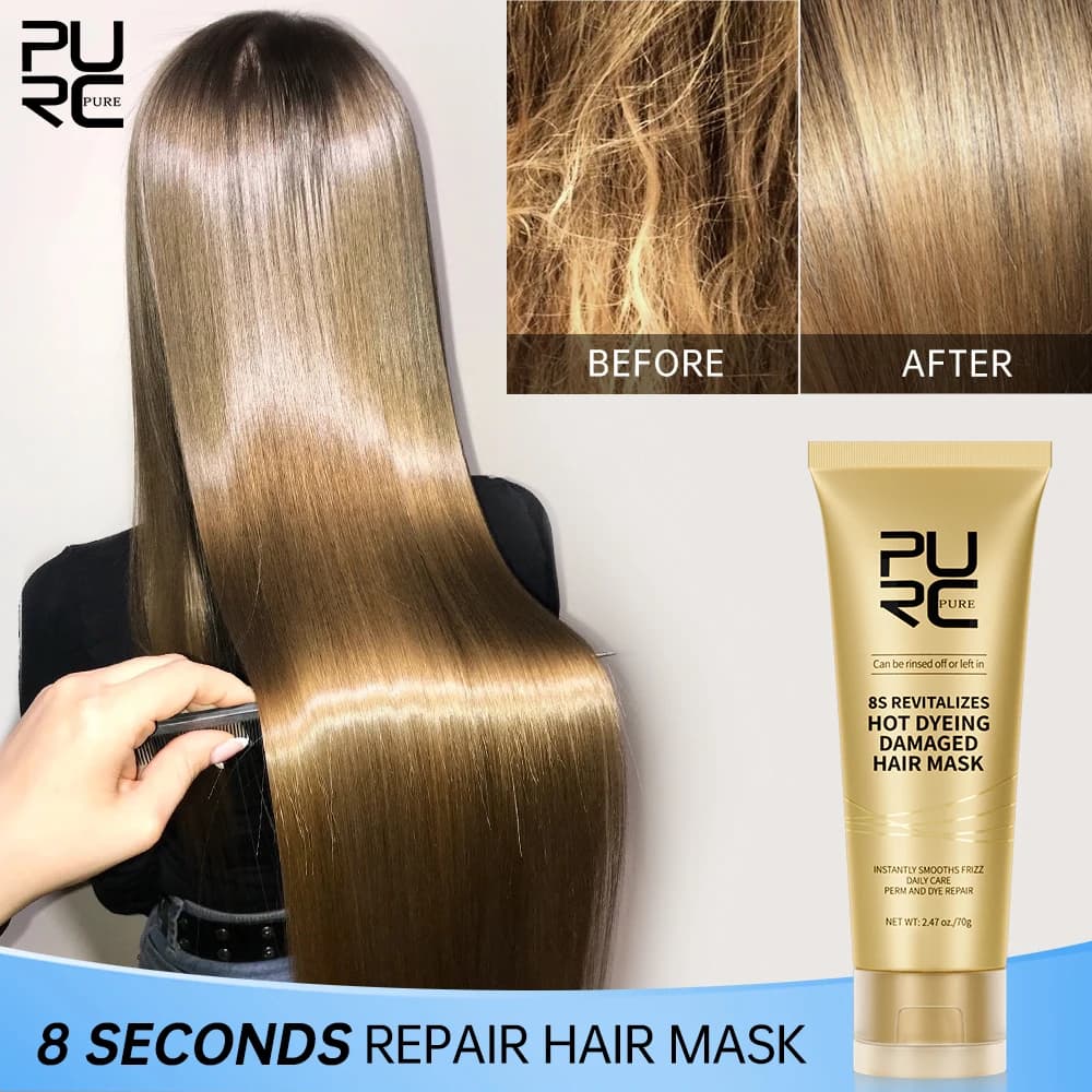 keratin hair mask tube — image 1