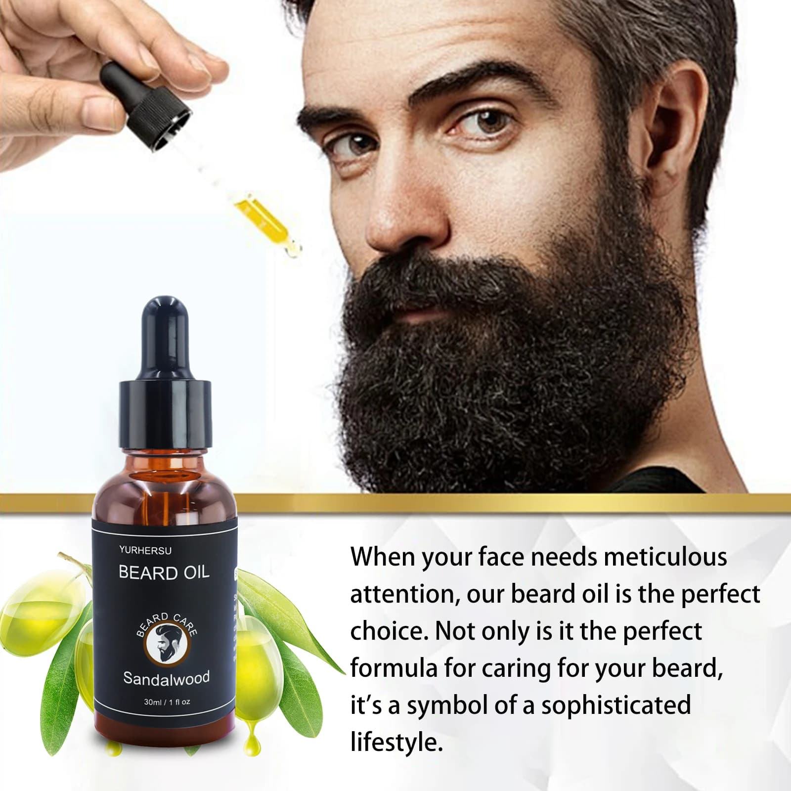 beard growth oil bottle 30 ml — image 5