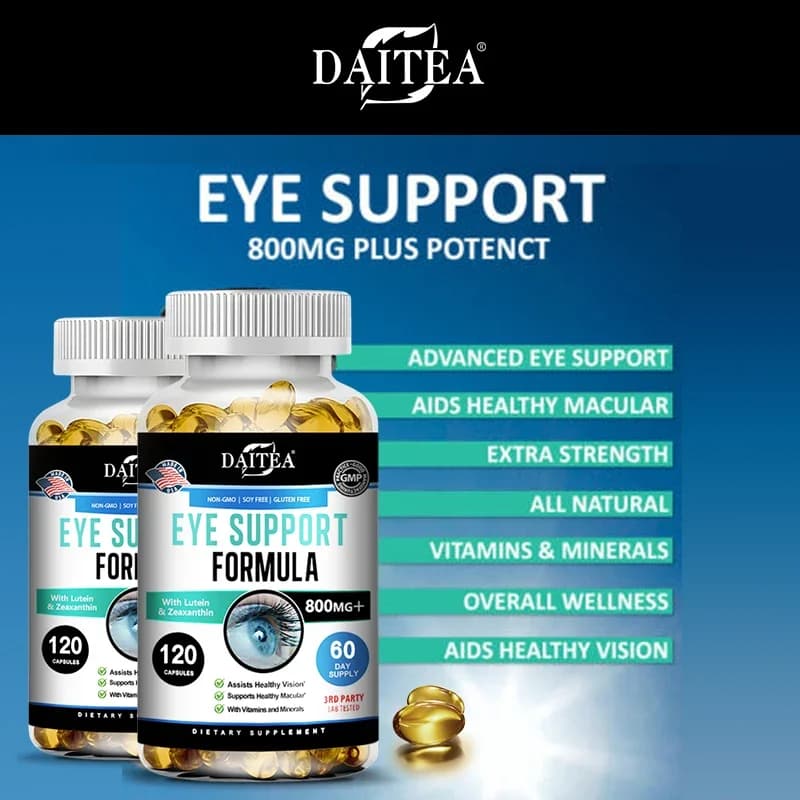 bottle of eye support supplement with vitamins and minerals — image 5