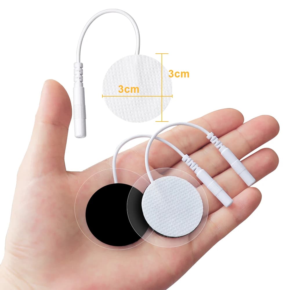 3 cm round non‑woven electrode pad pack — image 3