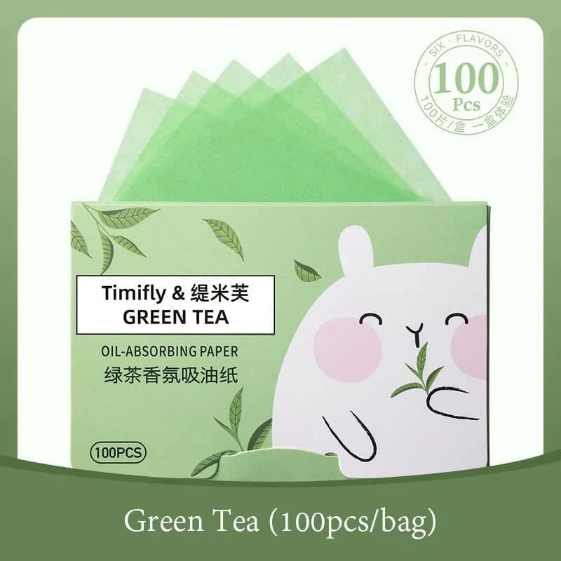 Pack of scented facial oil absorbing sheets — image 8