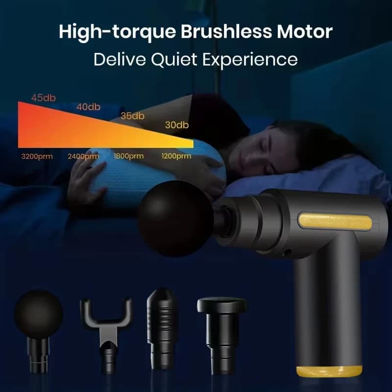Portable Handheld Fascia Gun USB Charging Tapping Massager for — image 5