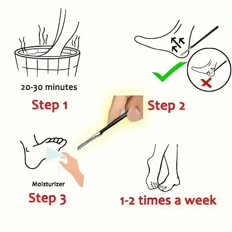 portable stainless steel foot scraper — image 4