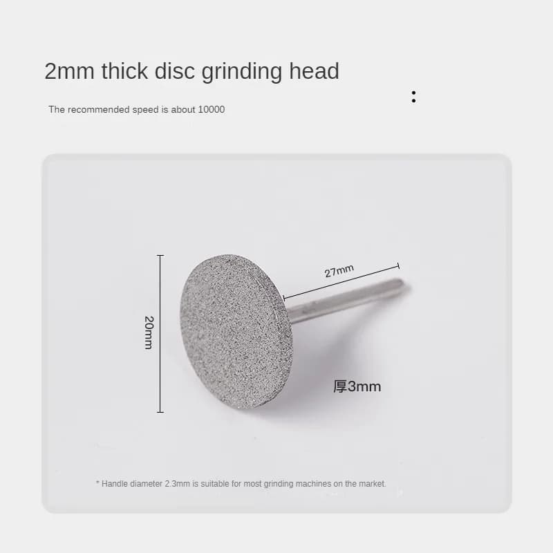 Diamond nail drill bit for callus removal — image 6