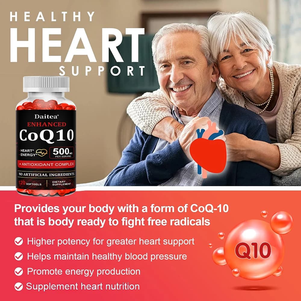 CoQ10 500 mg high‑absorption supplement bottle — image 4