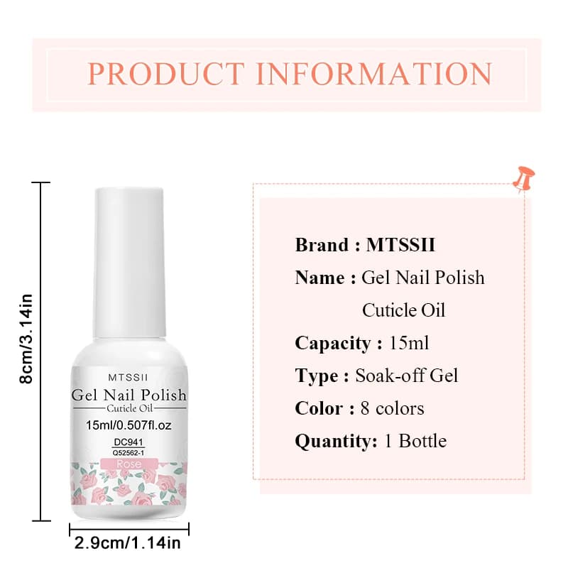 Bottle of nail nutrition cuticle oil — image 6
