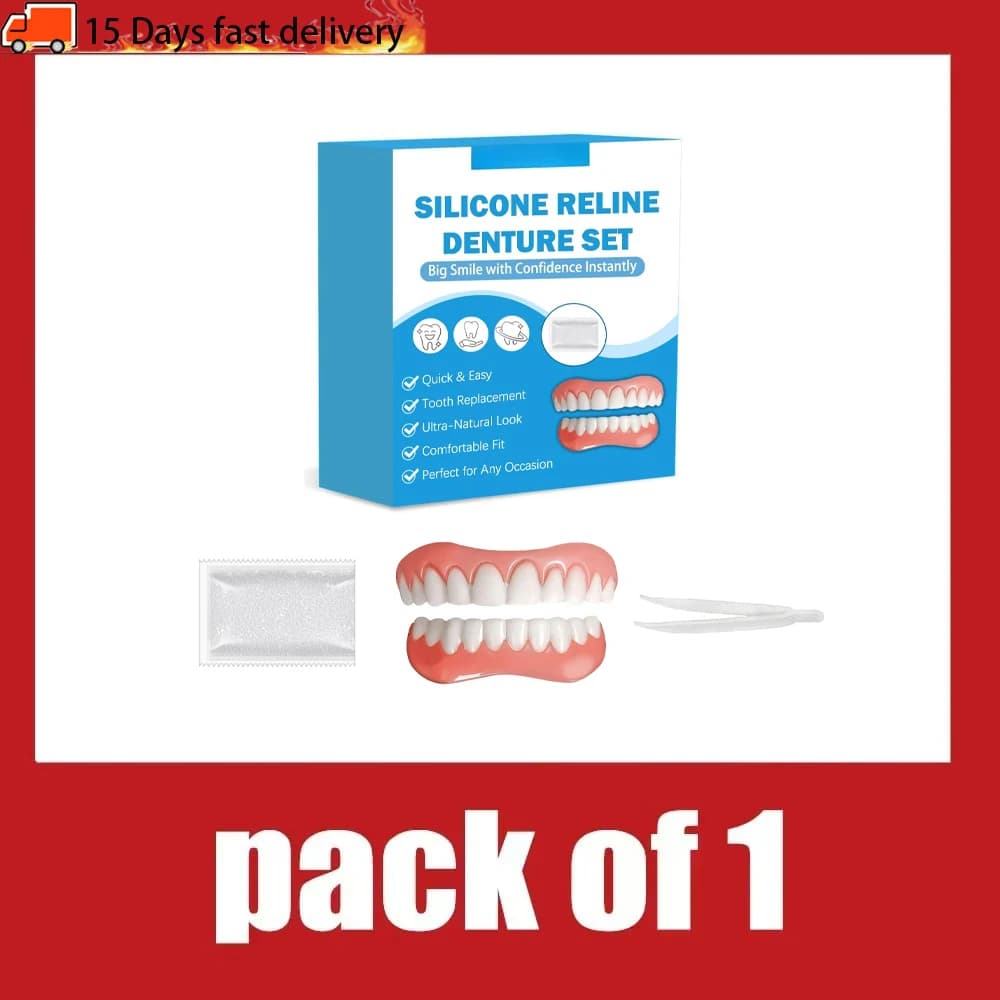 silicone denture liner kit for upper and lower dentures — image 7