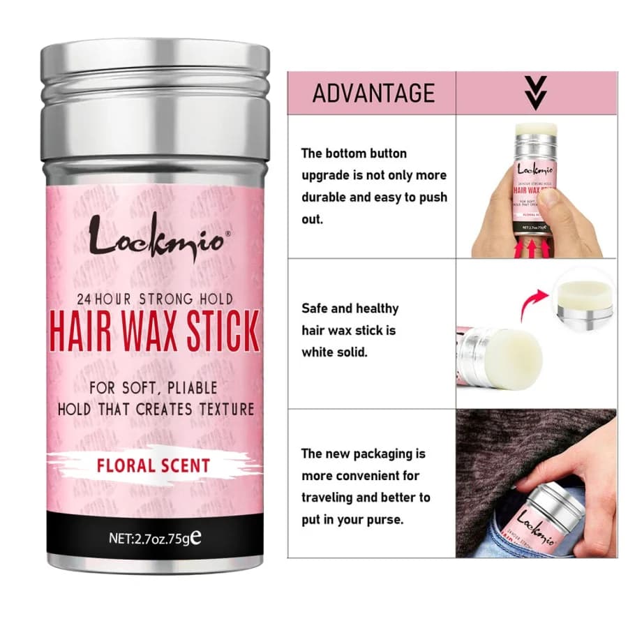 anti-frizz styling wax tube — image 4