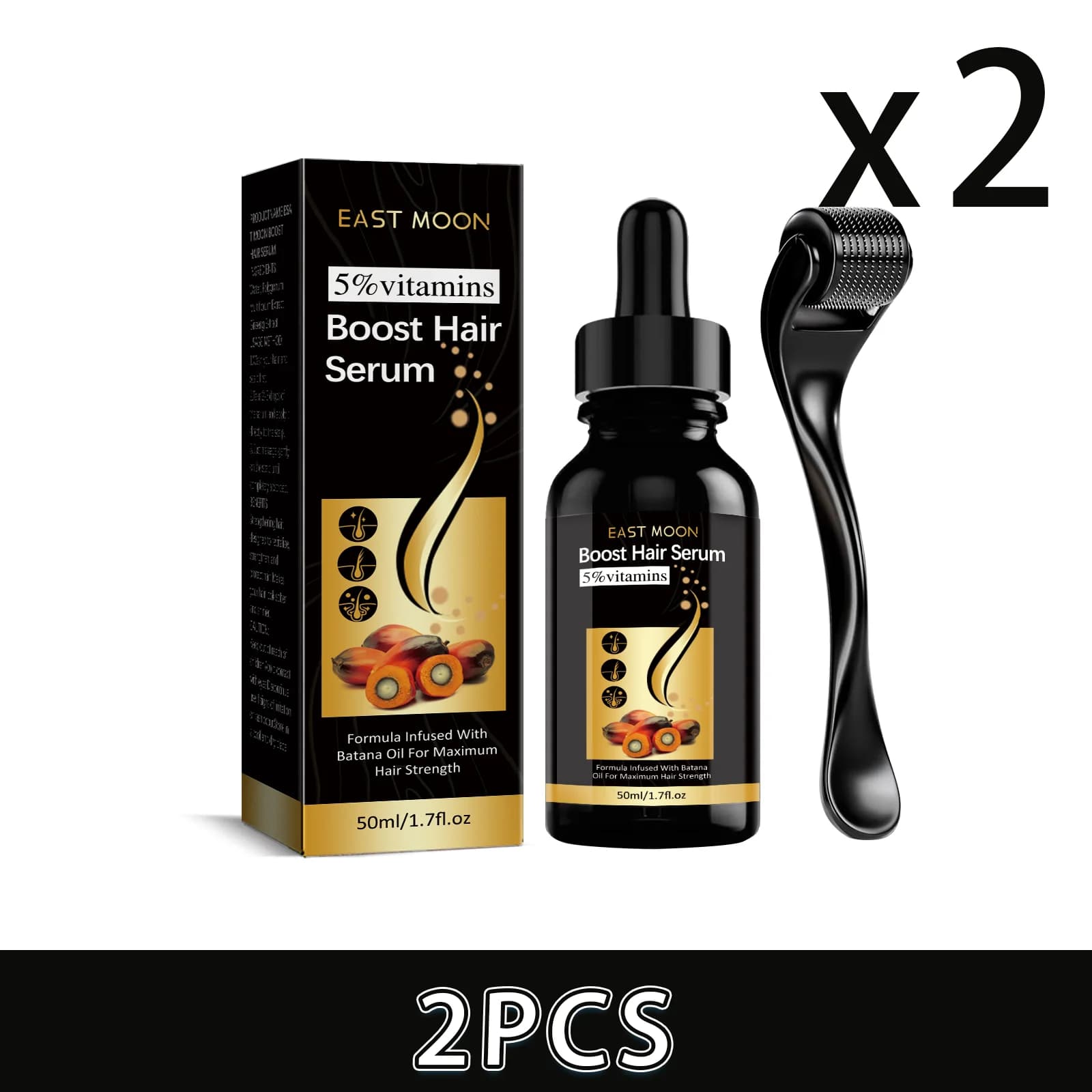 He Shou Wu and ginseng hair essence bottle — image 7